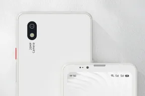 A white Bigme HiBreak Pro, showing the back with its 20MP camera and the front screen