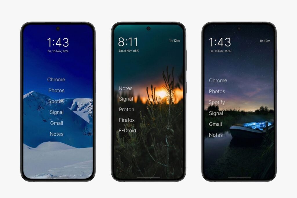 Olauncher Minimalist