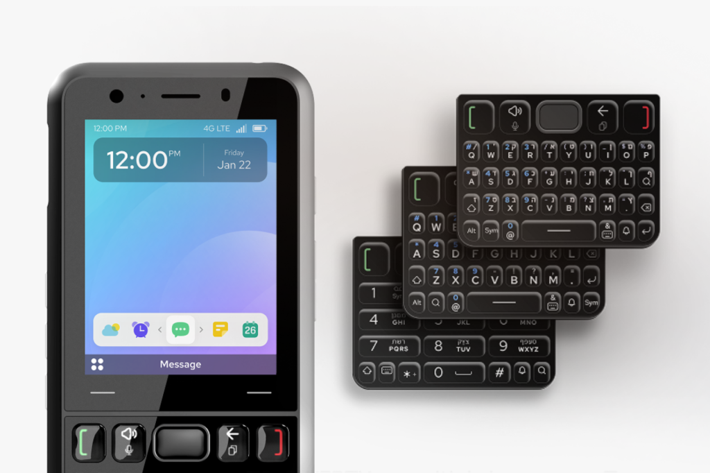 The Keyphone features a modular design